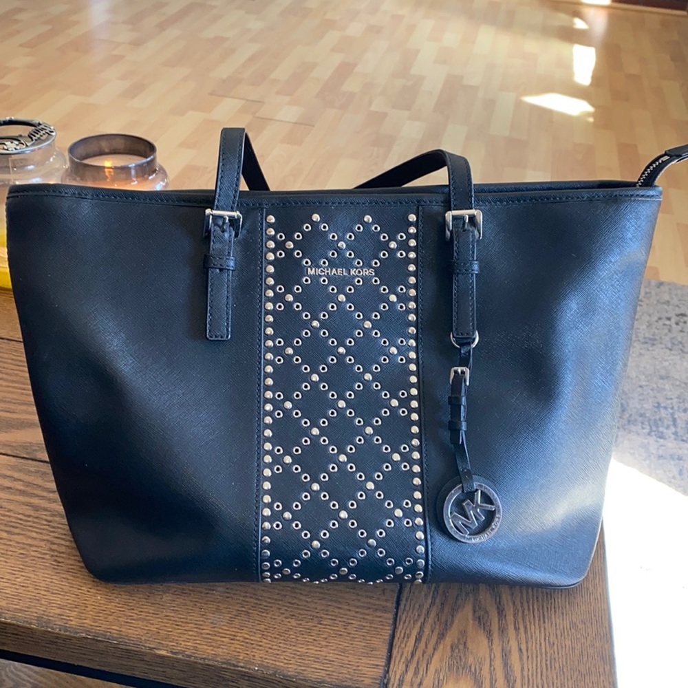 Michael Kors handbag with studded decor
